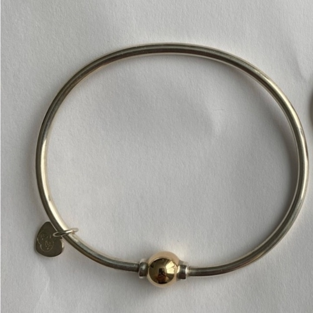 Eden Hand Arts Silver & Gold Screwball Bracelet